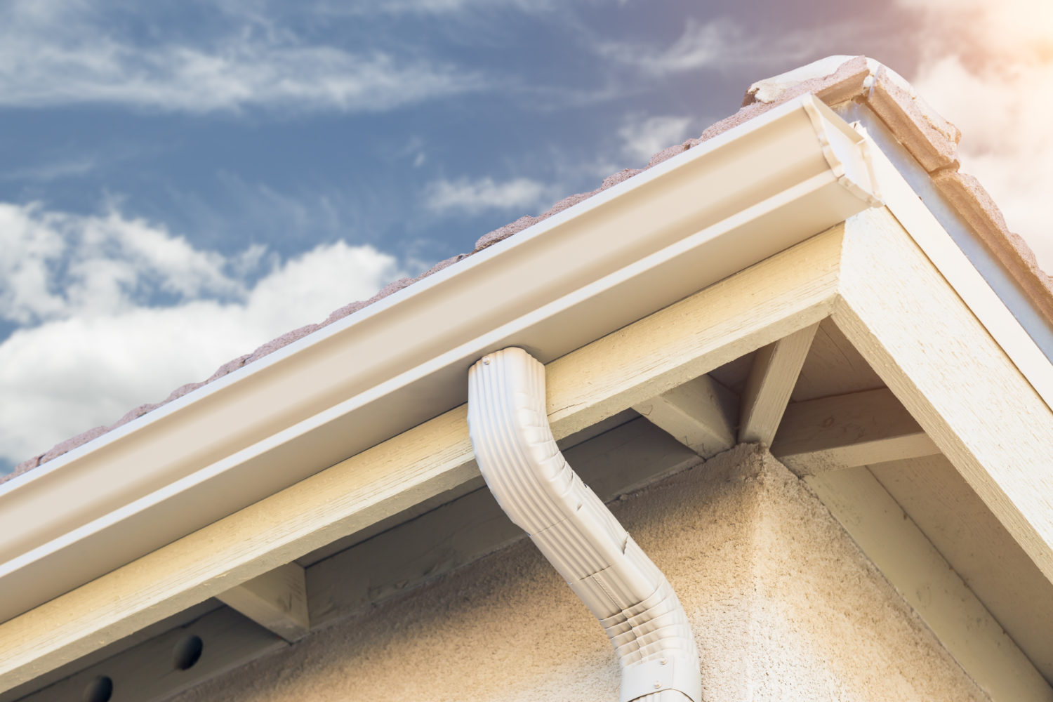 Finished gutter replacement